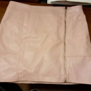 Faux leather Express mini skirt